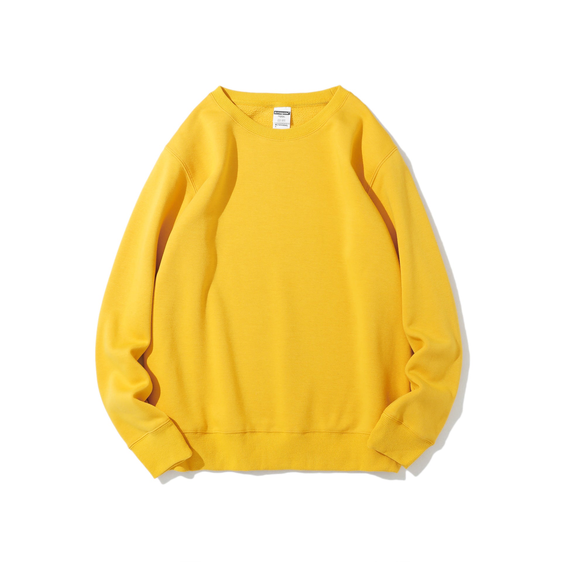 Cozy Fleece-Lined Candy Color Pullover Sweater