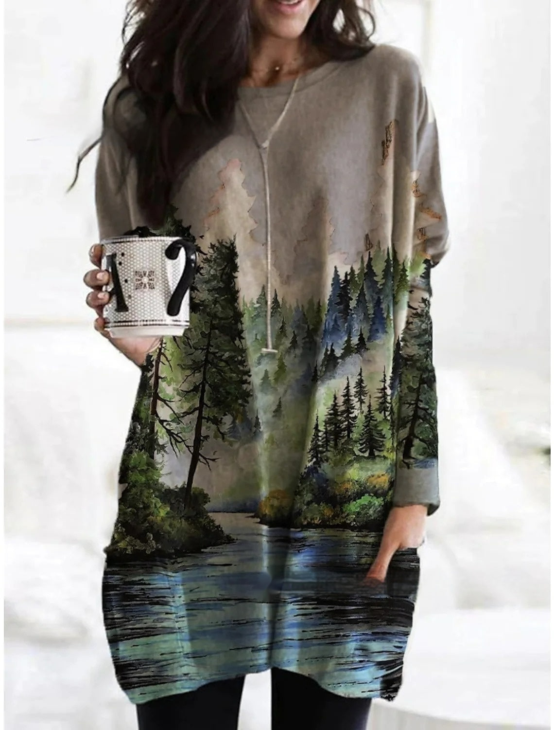 Women's Long-Sleeve Pocket T-Shirt