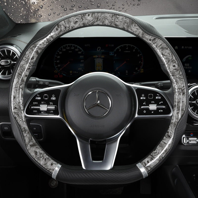 Protect Your Steering Wheel with Crystal Rosewood Cover