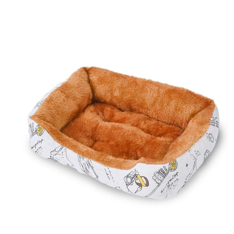 Removable And Washable Dog Kennel And Cat Kennel For All Seasons, Teddy Dog Bed And Dog Sofa, Dog Bed And Cat Bed, Suitable For Cats And Dogs From Small To Large Breeds., Pet Bed For All Seasons, Cat