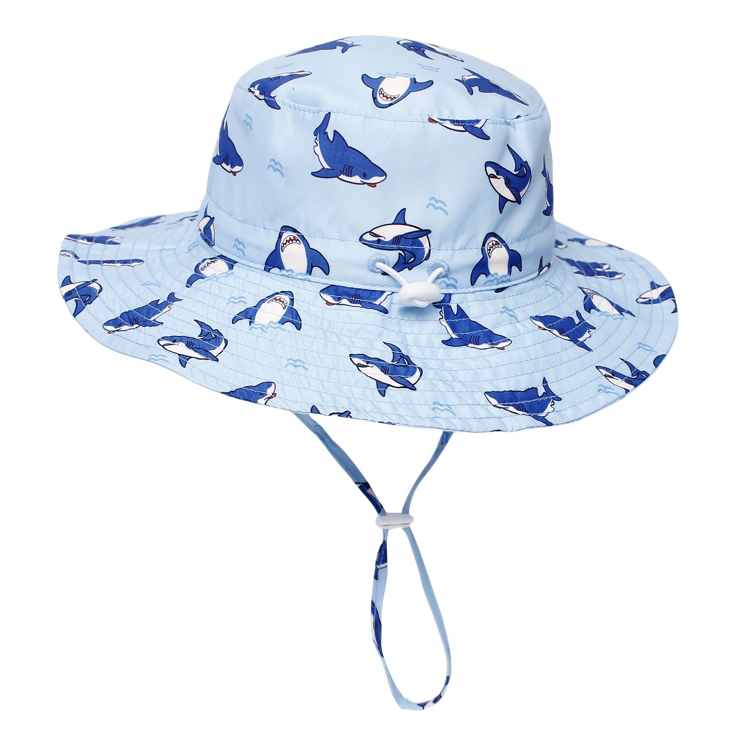 Children's Dinosaur Print Bucket Hat with Adjustable Cord