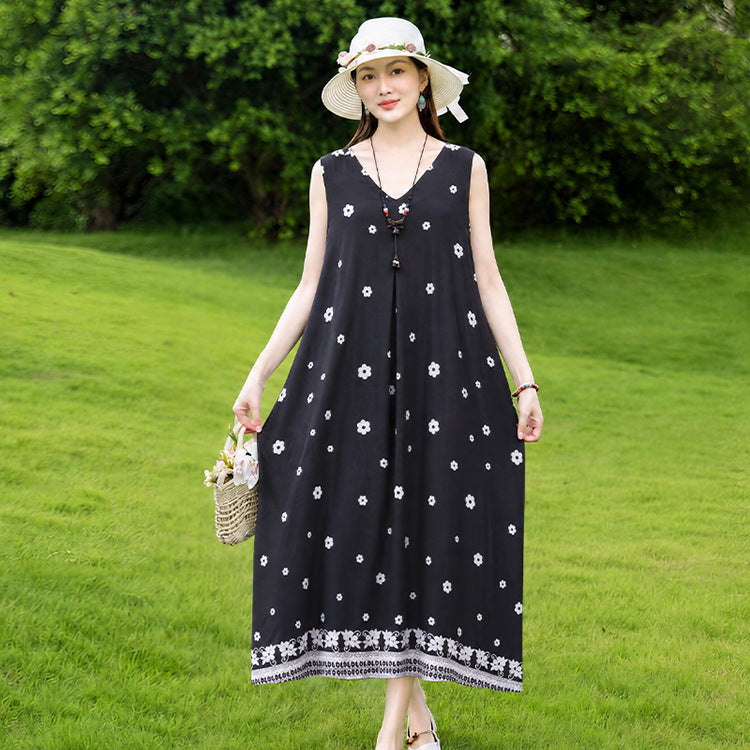 New Cotton-silk Dress for Women