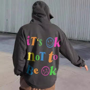 Women's Letter Print Drawstring Casual Hooded Sweatshirt