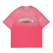 Retro Street Embroidered Summer Short Sleeve T-Shirt
