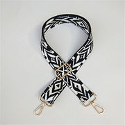 Adjustable Crossbody Strap with Ethnic Pattern