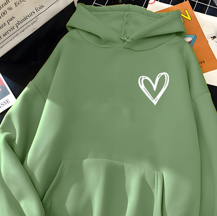 3D Planet Print Couple Hoodie Matching Streetwear Sweatshirt