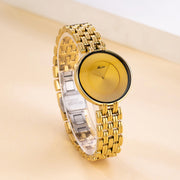 Timeless Minimalist Watch with Gold Dial