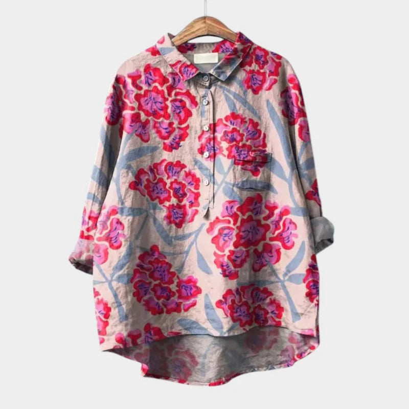 Casual Long Sleeve Shirt Animal Print Hawaiian Long Sleeve Shirt