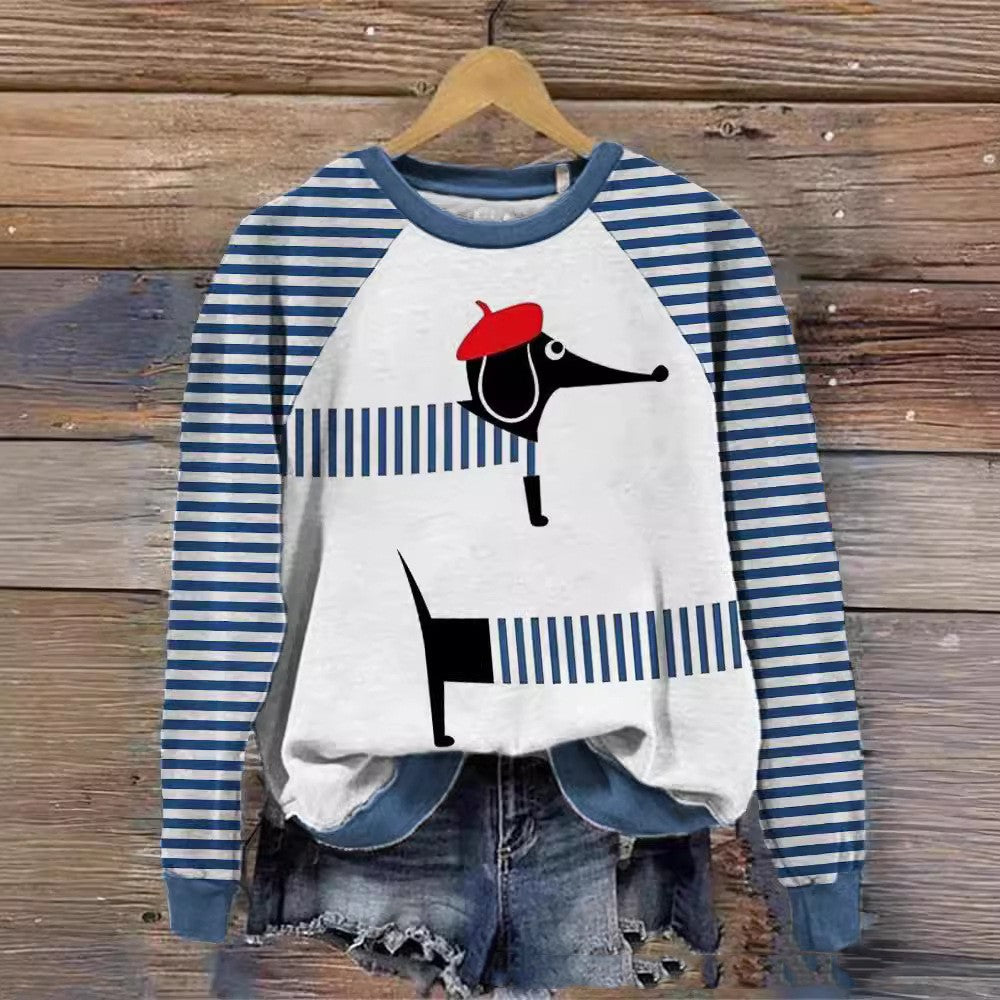 3D Animal Print Casual Pullover Hoodie Sweatshirt