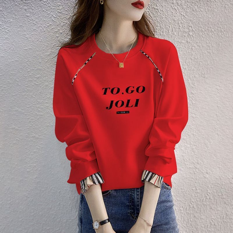 Korean-Style Loose Cotton Hooded Sweater for Women