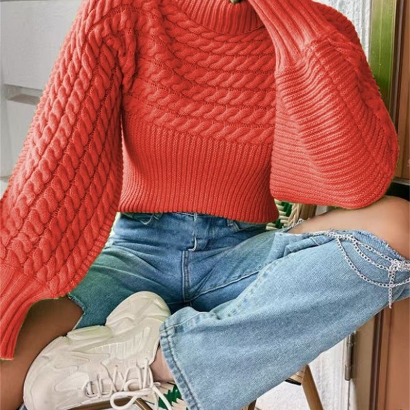 New Versatile Age-reducing Turtleneck Sweater for Fall and Winter