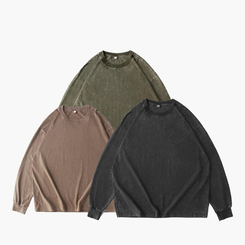 Retro Men's Long-Sleeve Casual Pullover Sweater