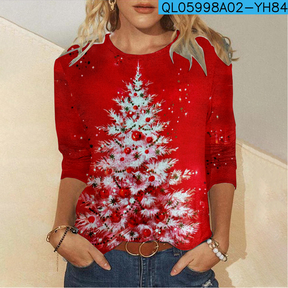 Women's Festive Christmas Long Sleeve Sweater