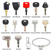 14‑Piece Engineering Machinery Parts Key Set