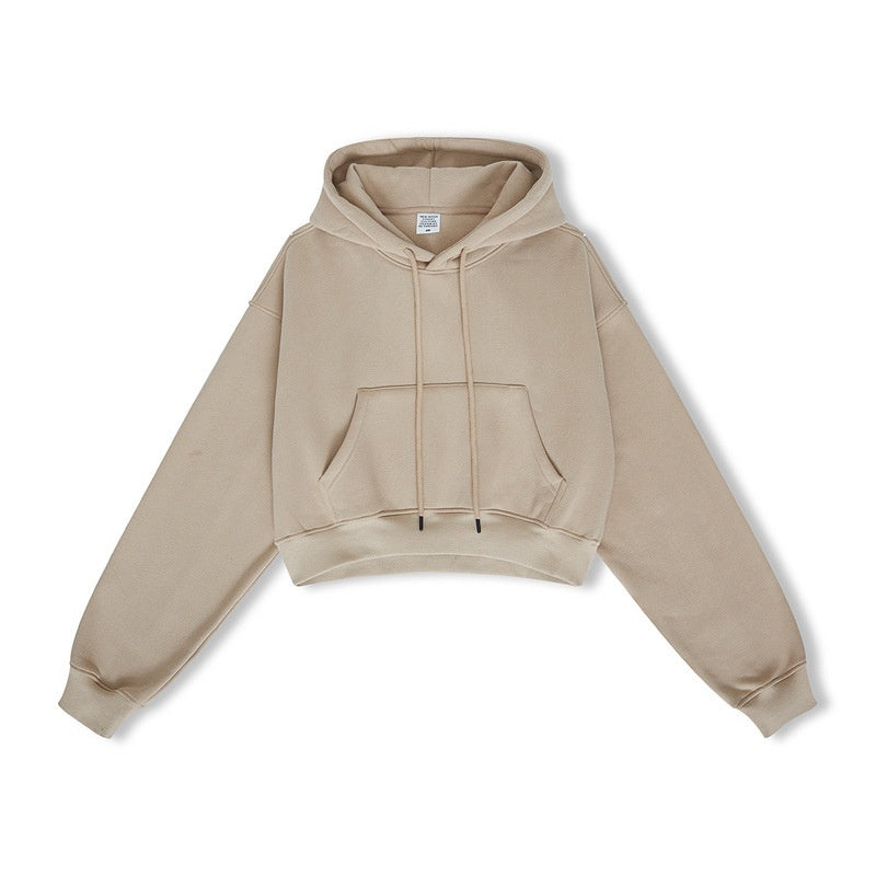 Women's High Street Plush Hooded Pullover