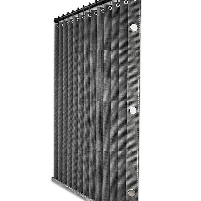 Folding Magnetic Shower Curtain Waterproof and Mildew-resistant Laminated with a Linen-look Finish