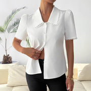 Spring-time Chic Chiffon Blouse For Women Stylish
