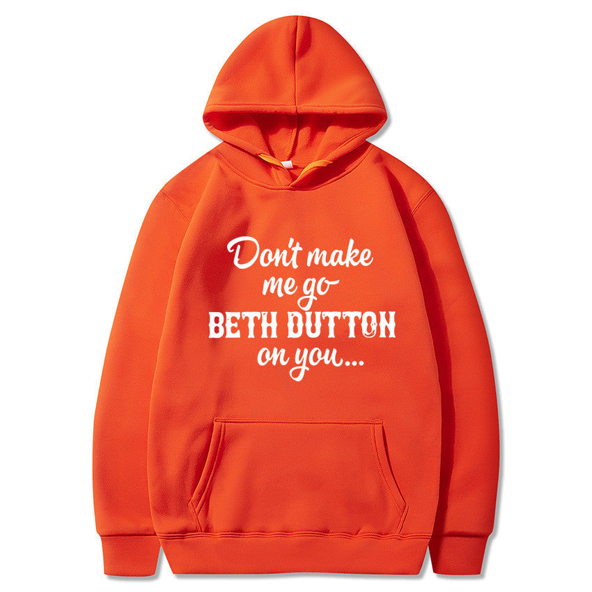 Chic Letter Print Long Sleeve Women's Pullover Shirt