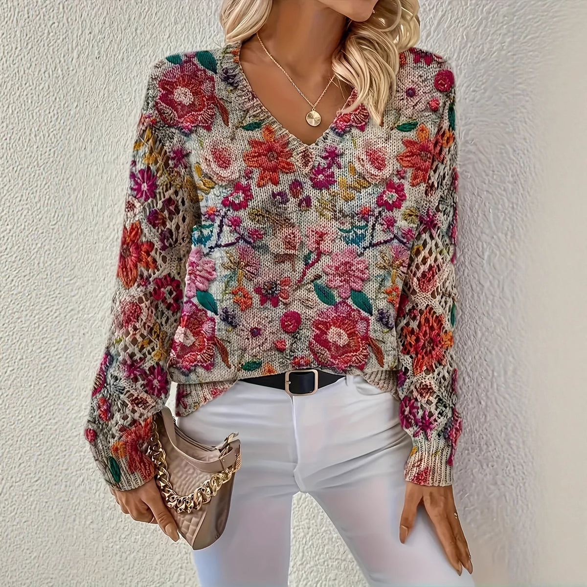 Pullover Long Sleeve Spring and Autumn Sweater
