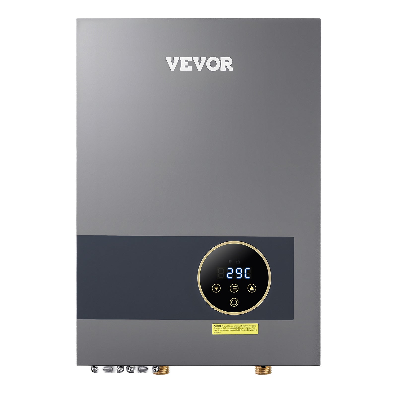 27/36kW Tankless Electric Water Heater with LCD Touch and Child Lock