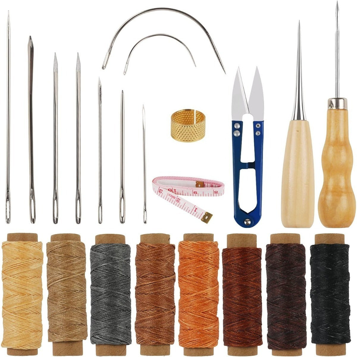 Complete Leather Crafting Kit - 22 Piece Set