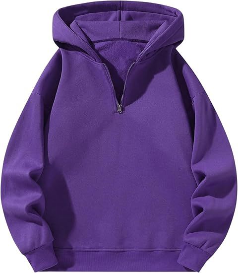 Cozy Fleece-Lined Zip Hoodie for Casual Sporty Comfort