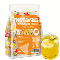 Green Orange and Passion Fruit Tea, 7.05 Oz (5g x 40 Bags)