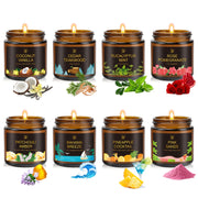 8-Pack Scented Soy Wax Candles for Home Décor
