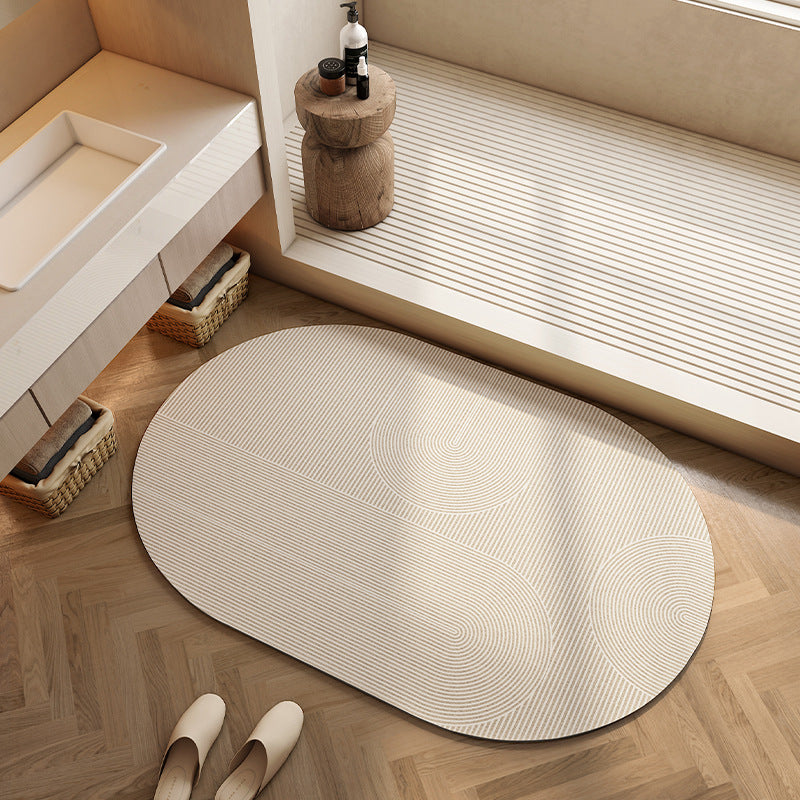 Quick-drying, Water-absorbent Floor Mat for Toilets, Bathrooms, and Showers