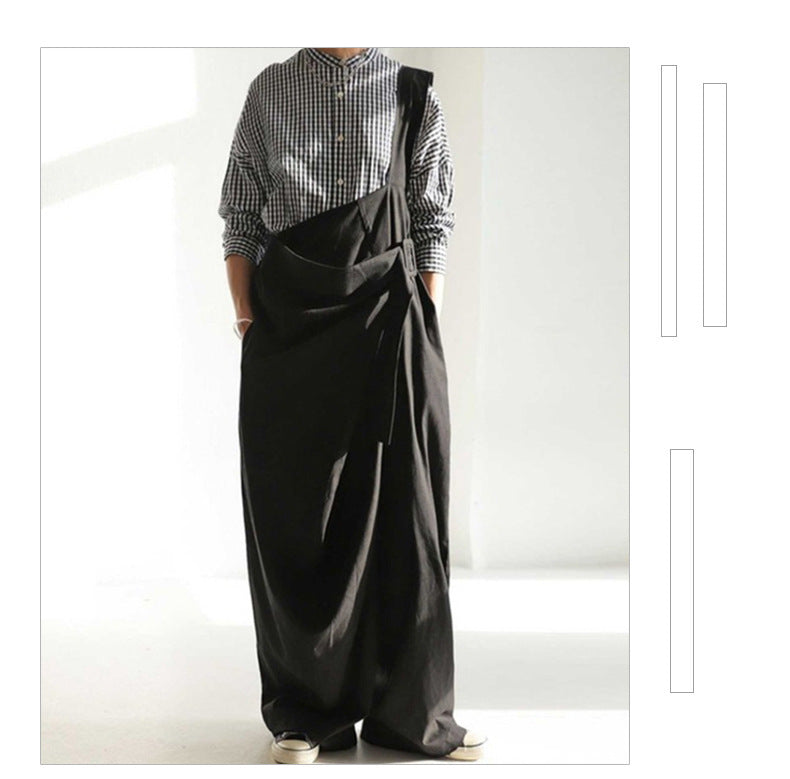 Chic One-Shoulder Loose Casual Jumpsuit for Women