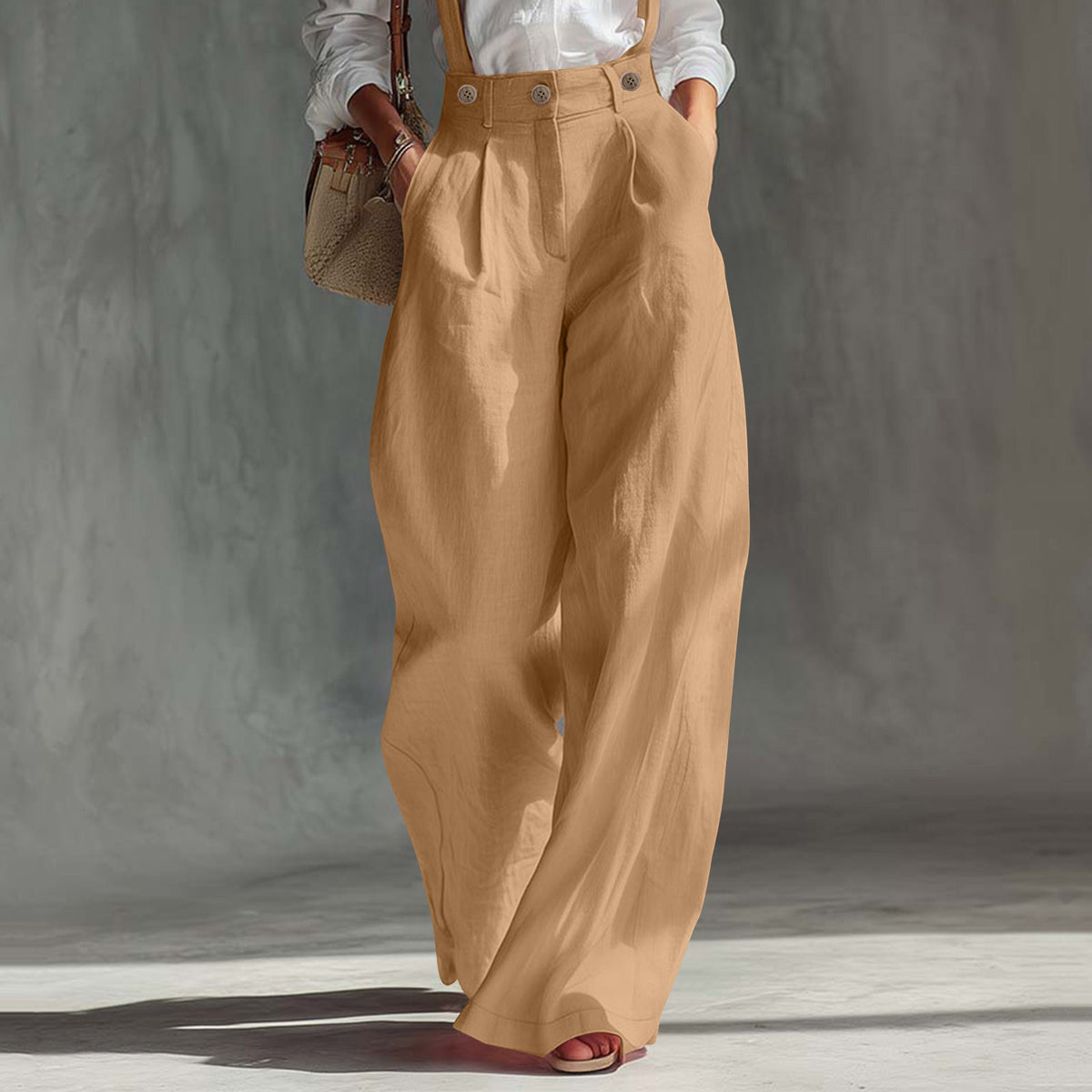 Casual Versatile Wide-Leg Women's Jumpsuit