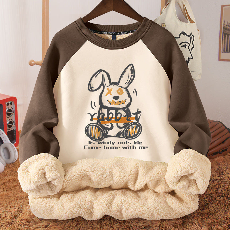 Women's Fleece-Lined Hooded Berber Winter Coat