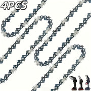 4‑Piece 4‑inch 28‑Link Mini Chainsaw Chain – Cordless Portable Saw Accessory