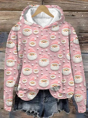 Women's 3D Printed Casual Hooded Jacket