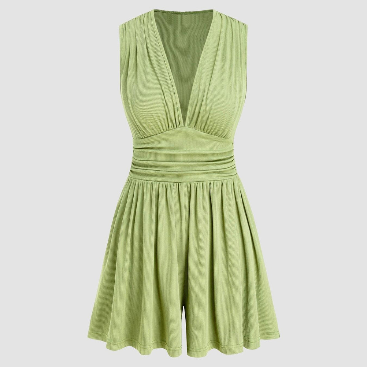 Sleeveless Wide-Leg Commuter Jumpsuit