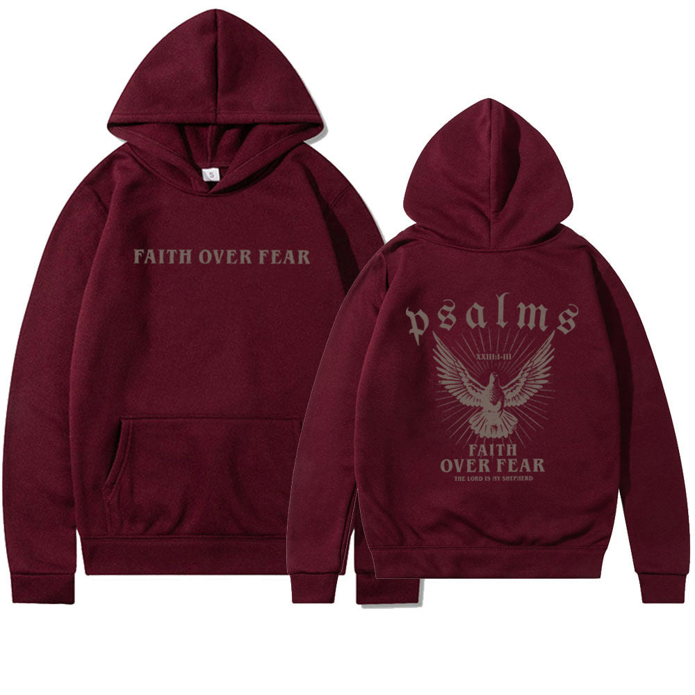 Faith & Fashion: Scripture Pattern Girly Hoodie