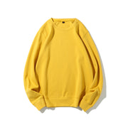 Solid Healthy Round Neck Sweater Long Sleeve