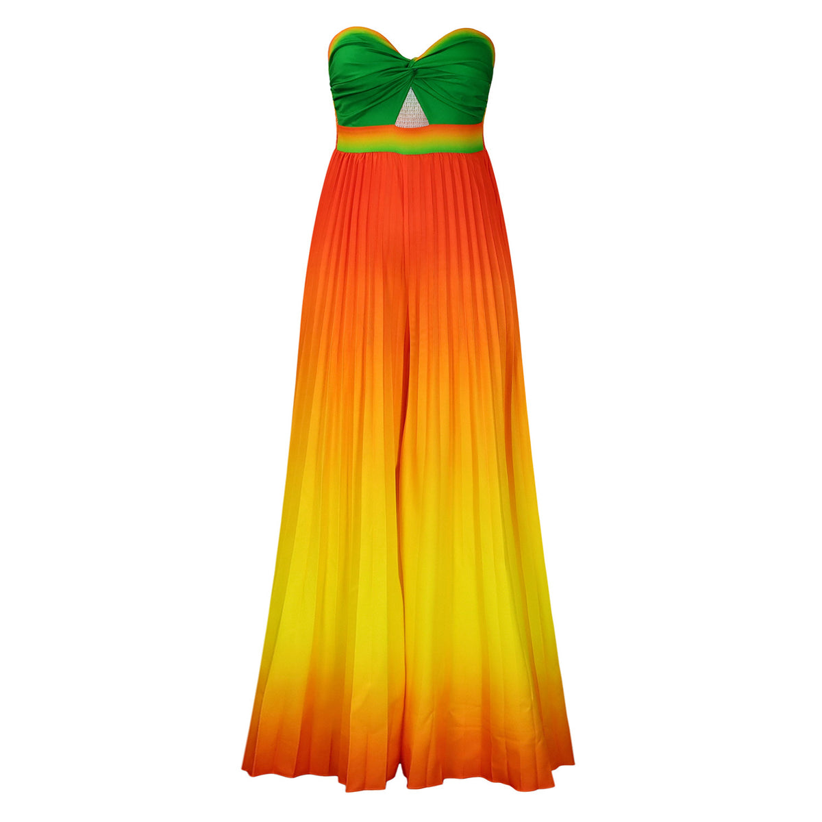 Gradient Backless Wide Leg Jumpsuit