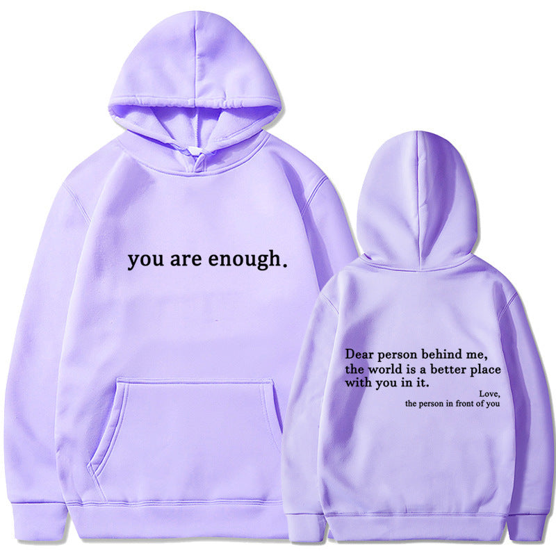 Women's Cozy Brushed Letter Hoodie