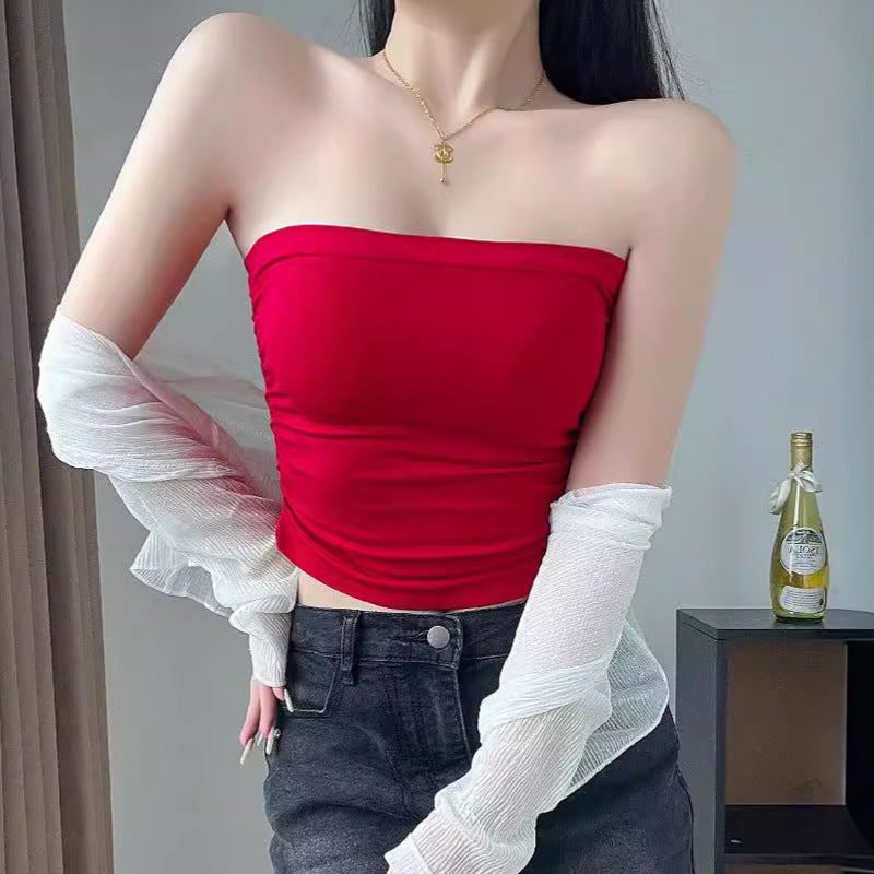 Strapless Bustier Vest – Open-Back Fashion Top