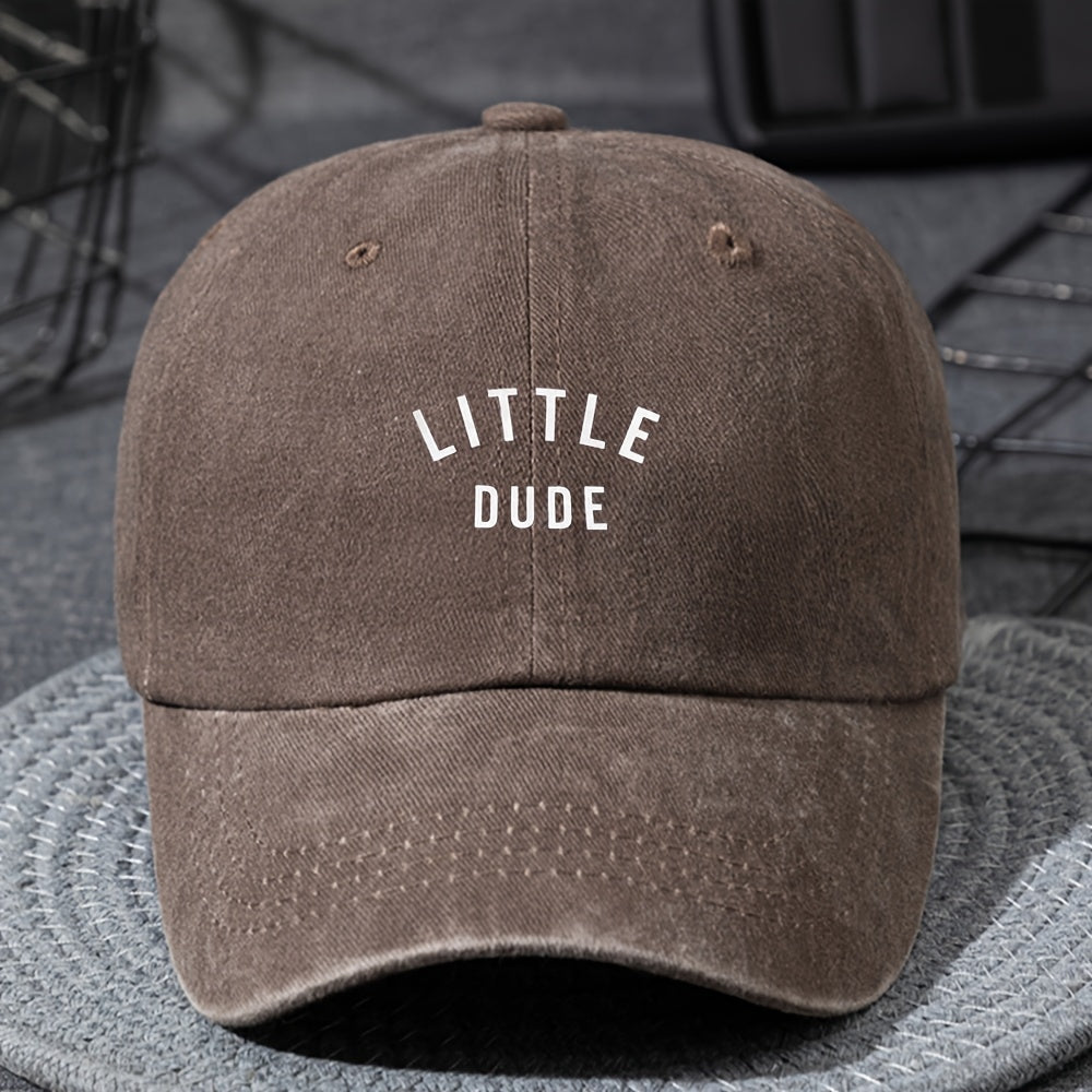 Printed Washed Vintage Baseball Cap for Kids