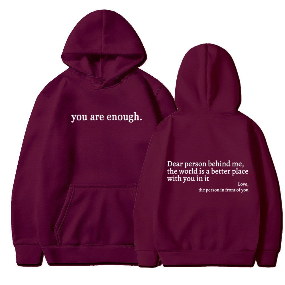 Cozy Brushed Pullover Hoodie with Pocket