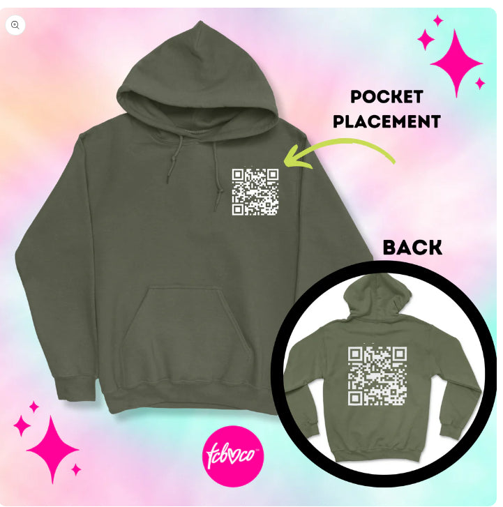 Trendy Letter Print Long Sleeve Hoodie for Women
