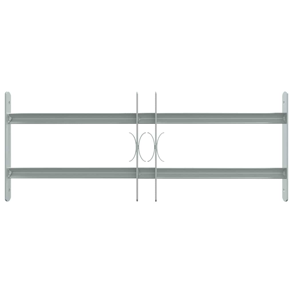 Adjustable Window Grille with 2 Crossbars 500-650 Mm