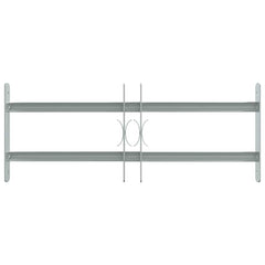 Adjustable Window Grille with 2 Crossbars 500-650 Mm