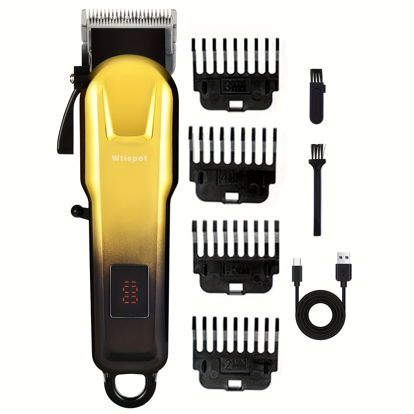 3-in-1 Set/2-in-1 Set/1pc Men's Hair Clipper Set And Beard Trimmer Set Men's Hair Clippers USB Charging Hair Clipper