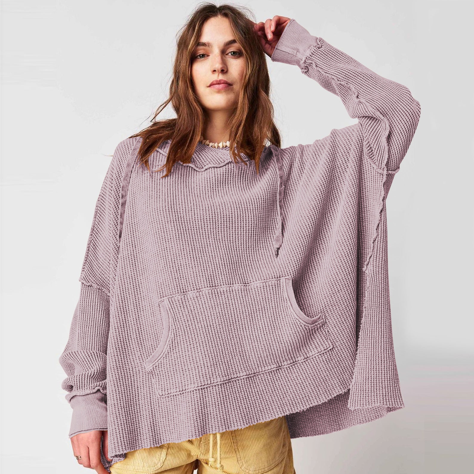 Cozy Oversized Hooded Sweater for Women