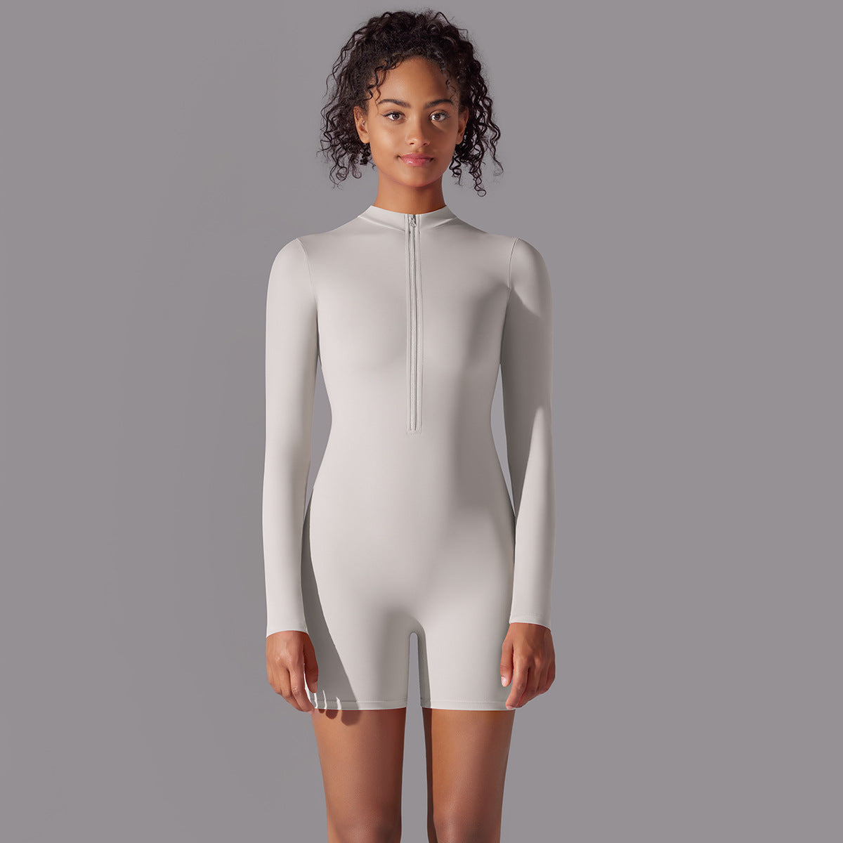 Long Sleeve Fitness Jumpsuit for Dance & Sports