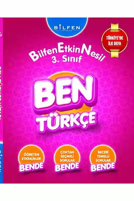 3rd Grade Turkish Student Book with Activities and Skill-Based Questions