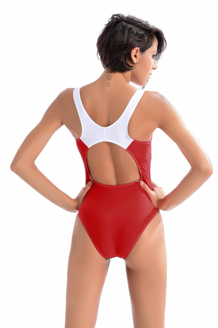 Slimming Triangle Belly-Control Jumpsuit
